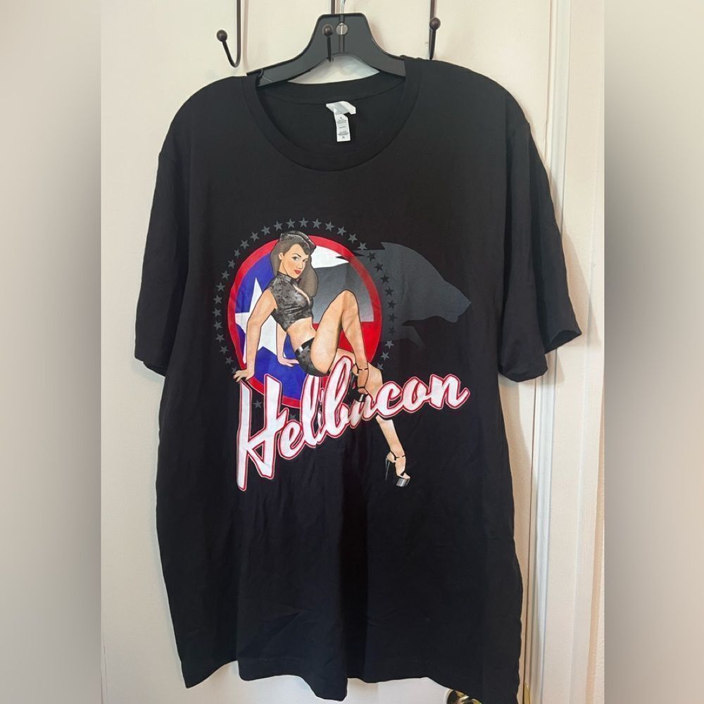 Canvas Black Cotton T-Shirt